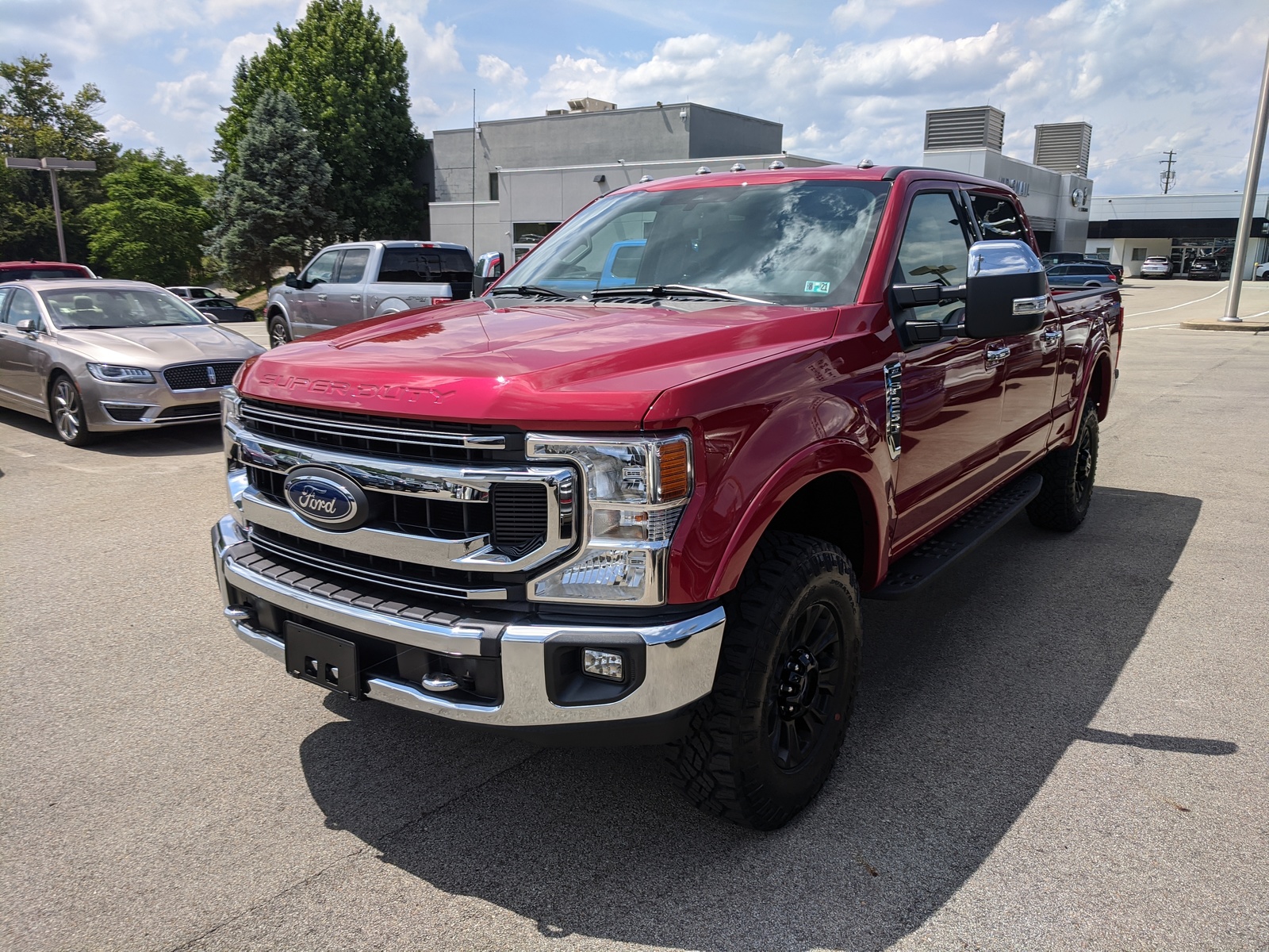 New 2020 Ford Super Duty F-250 Pickup XLT Crew Cab Pickup in Rapid Red ...