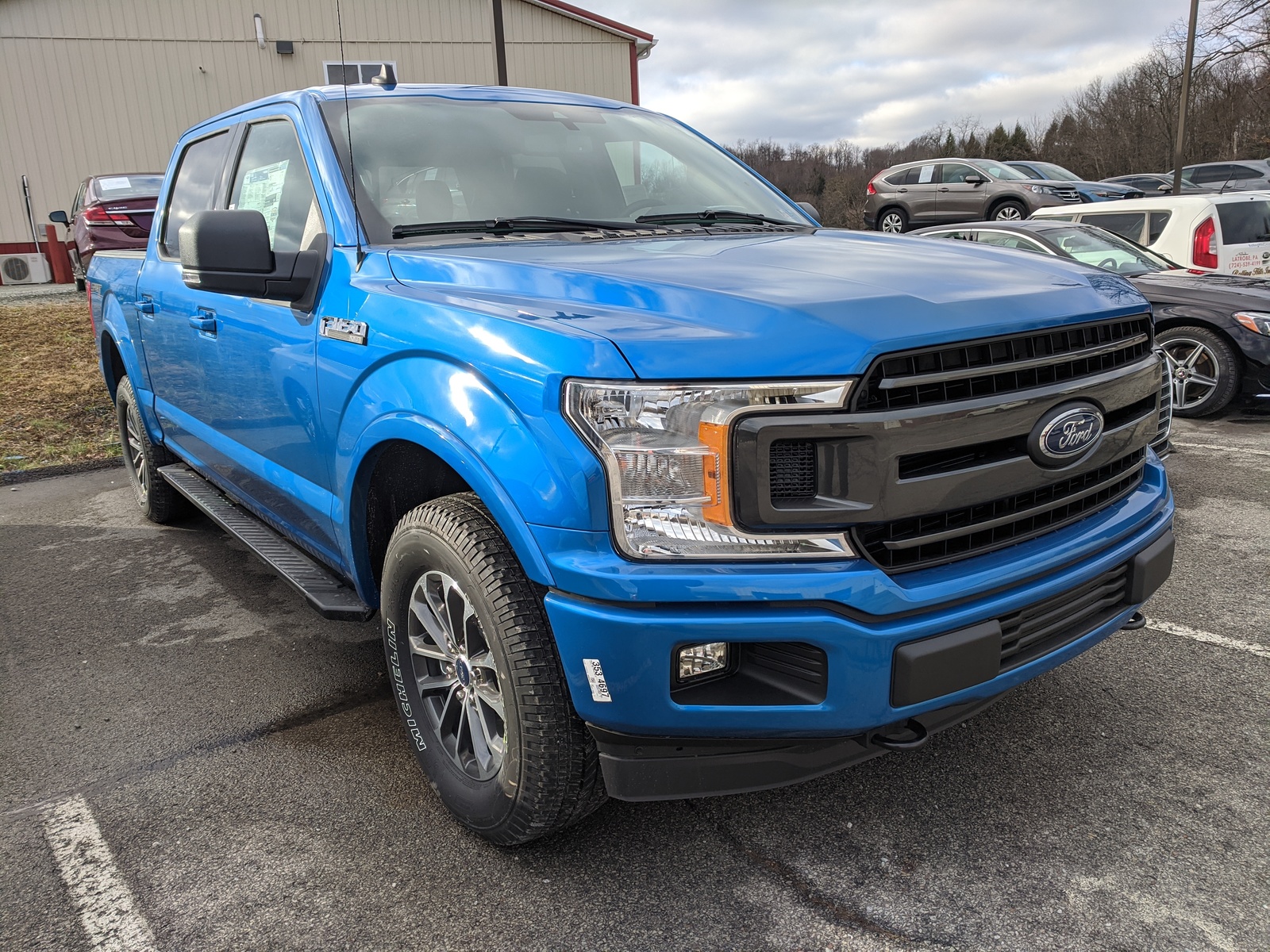 New 2020 Ford F-150 XLT Crew Cab Pickup in Velocity Blue Metallic ...