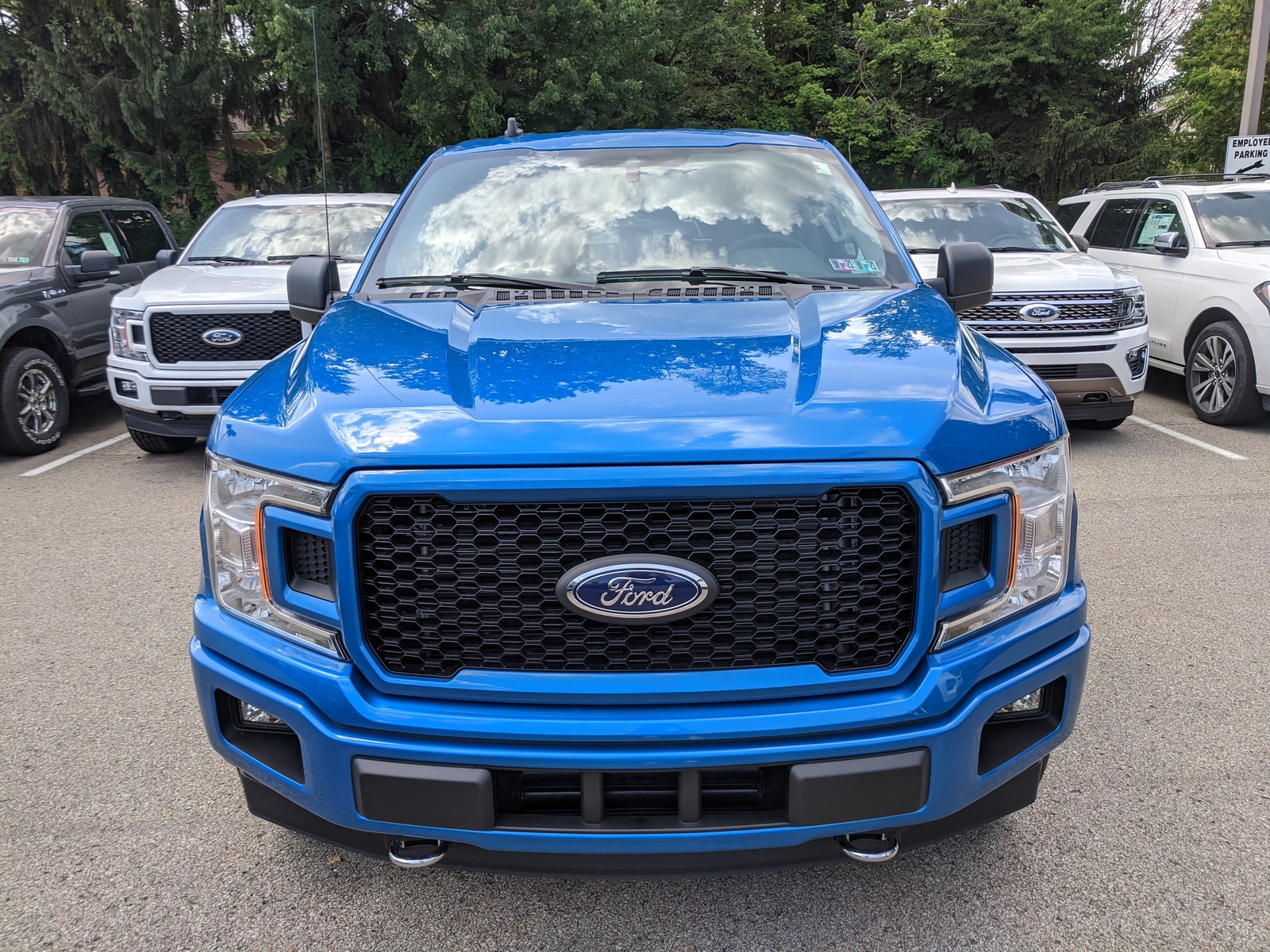 New 2020 Ford F 150 Xl Crew Cab Pickup In Velocity Blue Metallic Greensburg Pa F03470